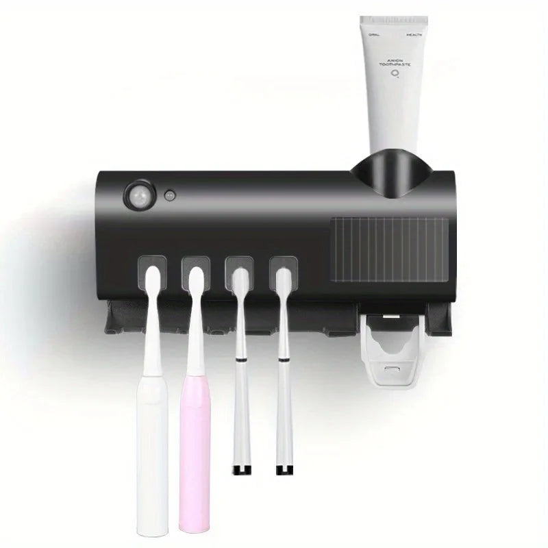 Smart UV Sterilizing Toothbrush Holder