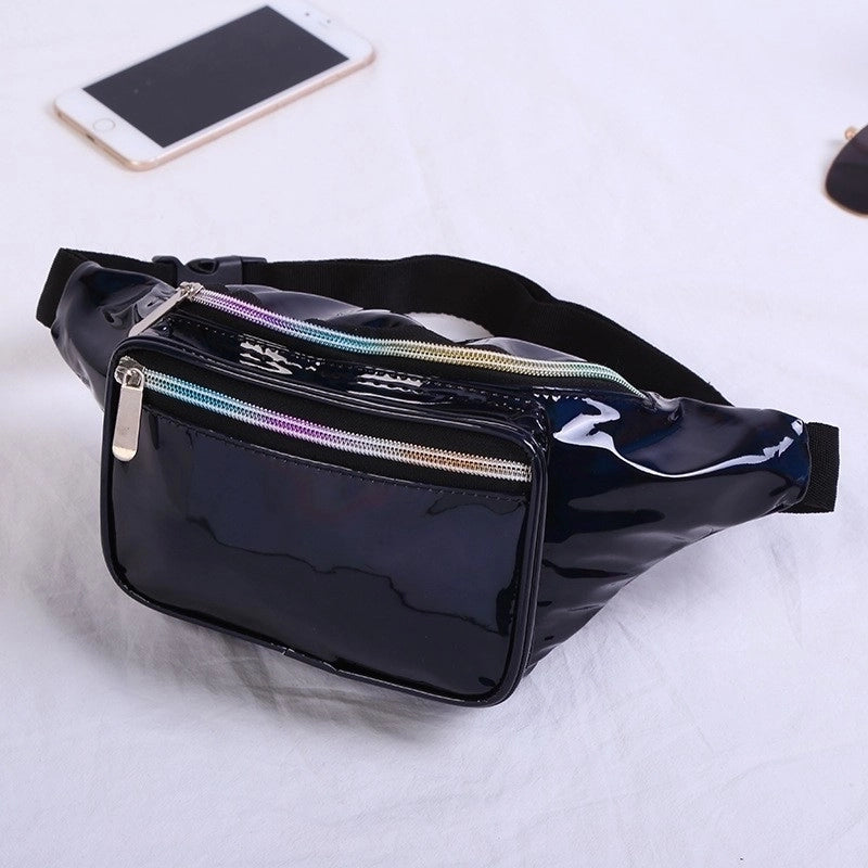 Women's Streetwear Solid Color Pu Leather Waist Bags