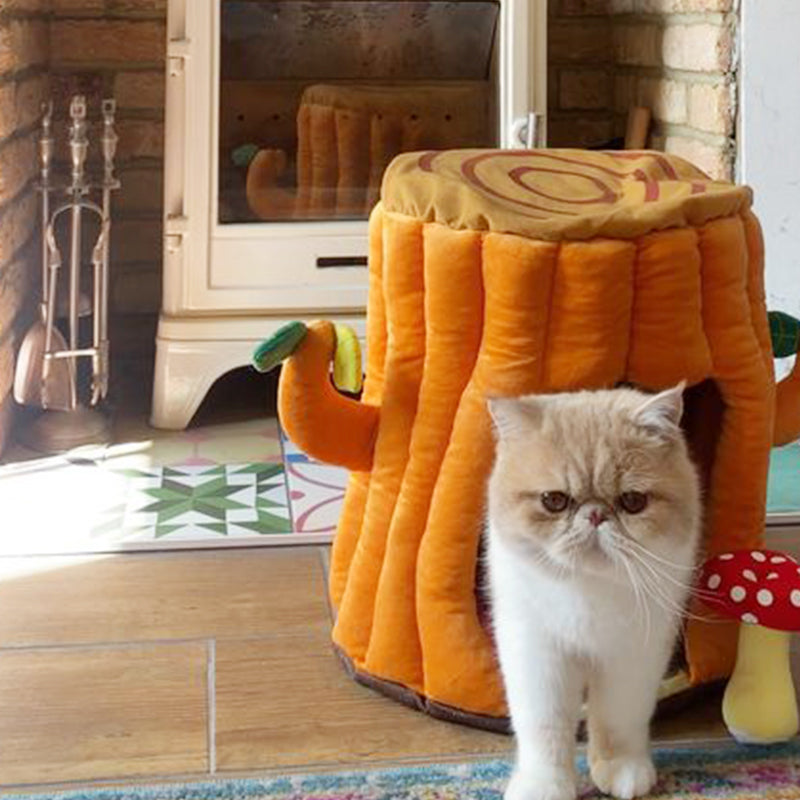 Halloween Tree-Shaped Cat Bed