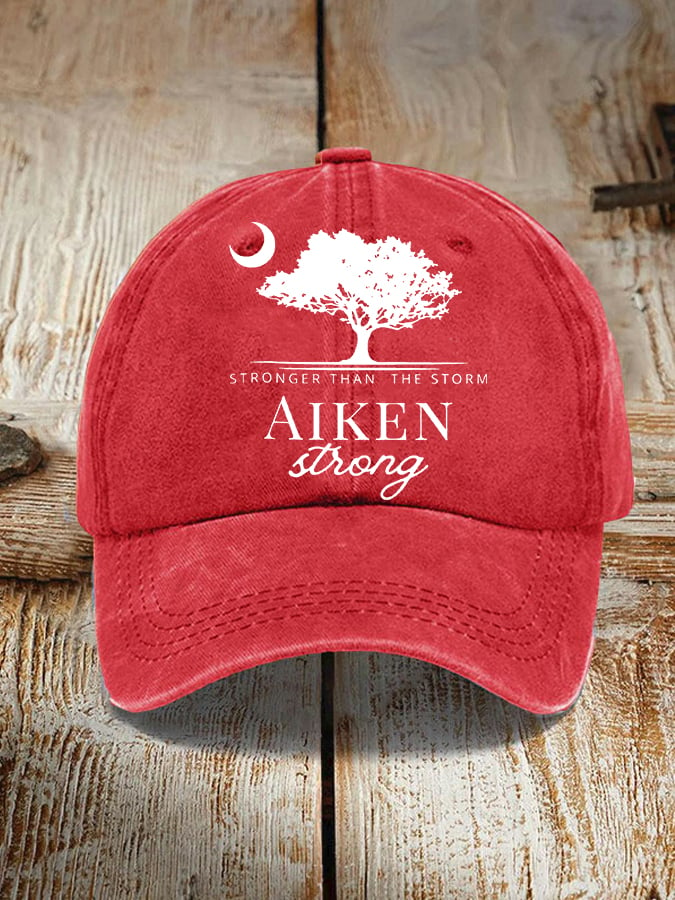 Aiken Strong print hat