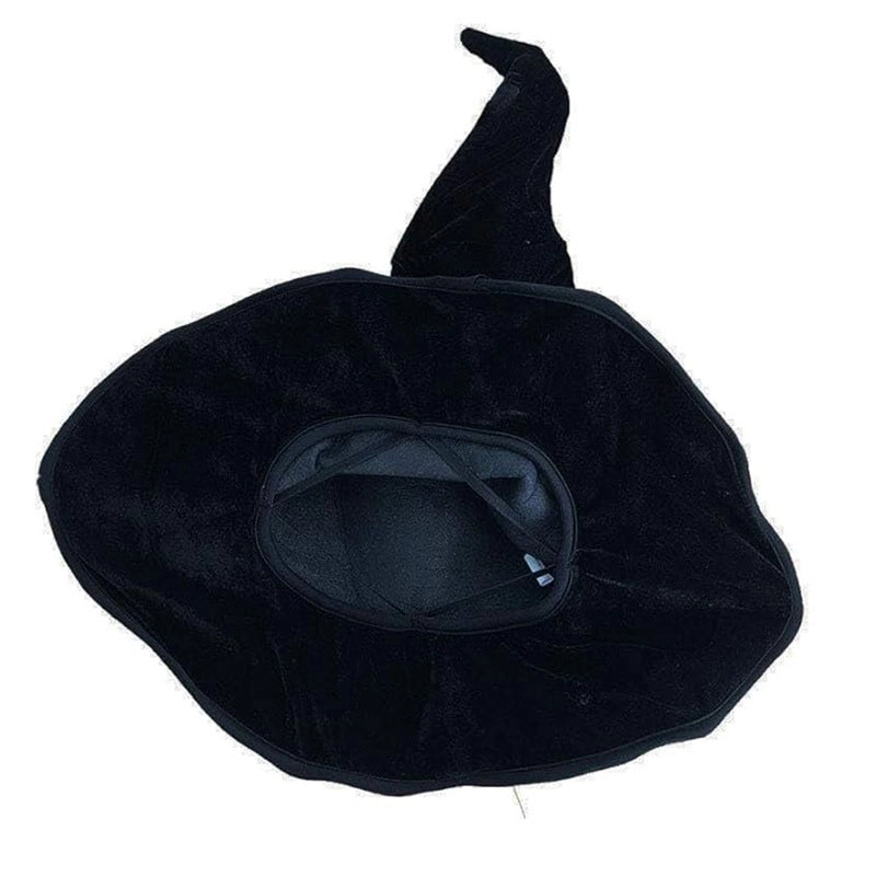 Women's Gothic Plaid Wide Eaves Witch Hat