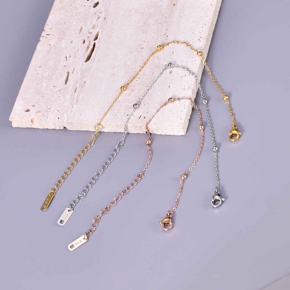 Unisex Heart Anklets