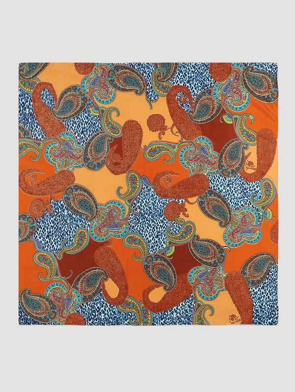 Women's Vintage Style Classic Style Rainbow Moonlight Silk Silk Scarf