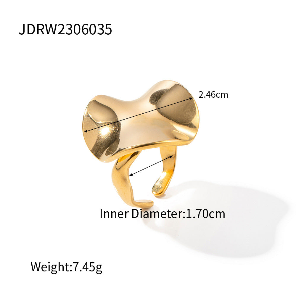 Stainless Steel Ring Titanium Steel Jewelry Ring Popular Female Ring