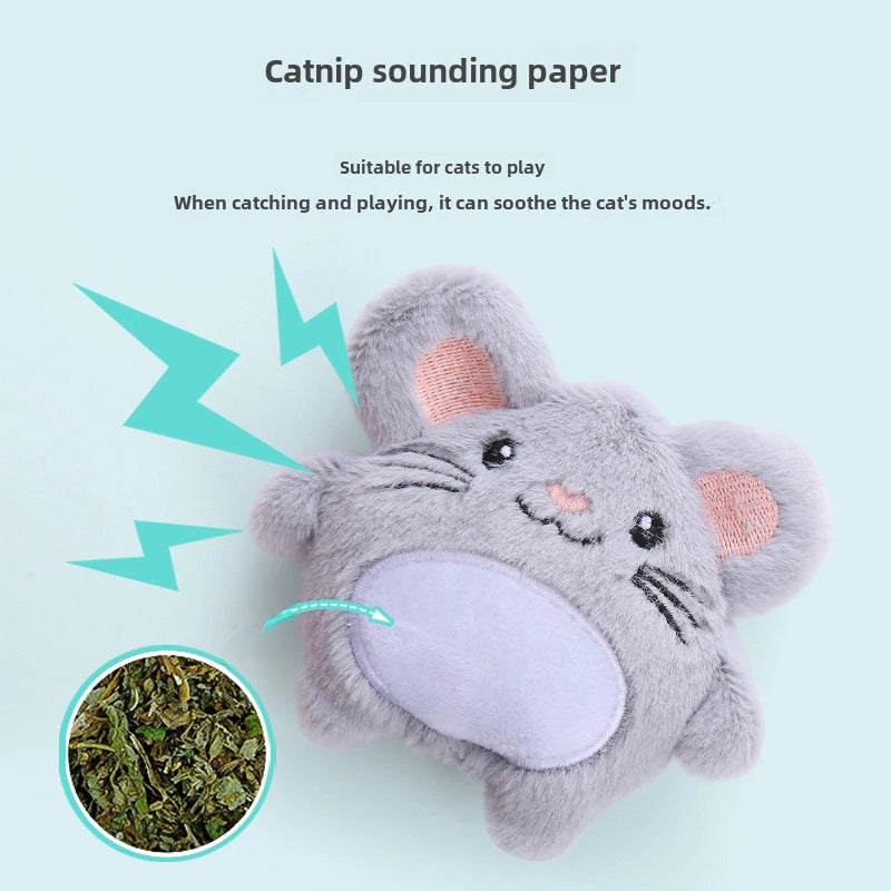 2 Pieces Cat Toys Cute Catnip Plush Toys Big Collection Cat Self Hi Toys Pet Supplies Explosions