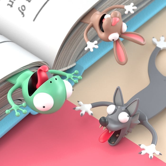 😹2024 New 3D wacky bookmarks make reading more fun