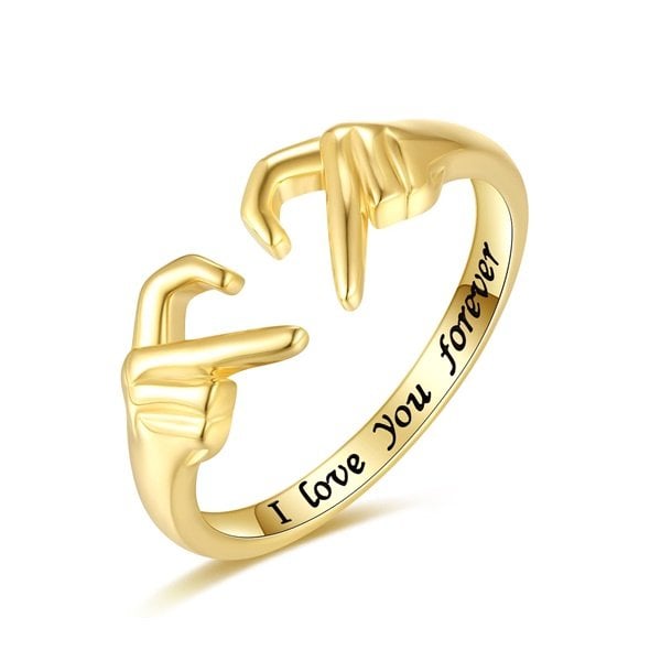To My Beautiful Daughter I Love You Forever Ring