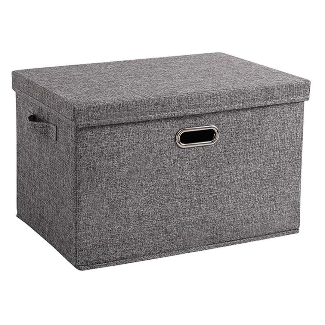 Foldable Storage Case. Foldable. Storage Box. With Lid. Clothes Storage Box. Toy Organizer. Large Capacity. With Lid. Metal Handle. Clothes Storage Box. Documents Organizer. Clothes Case. Toy Multi-functional