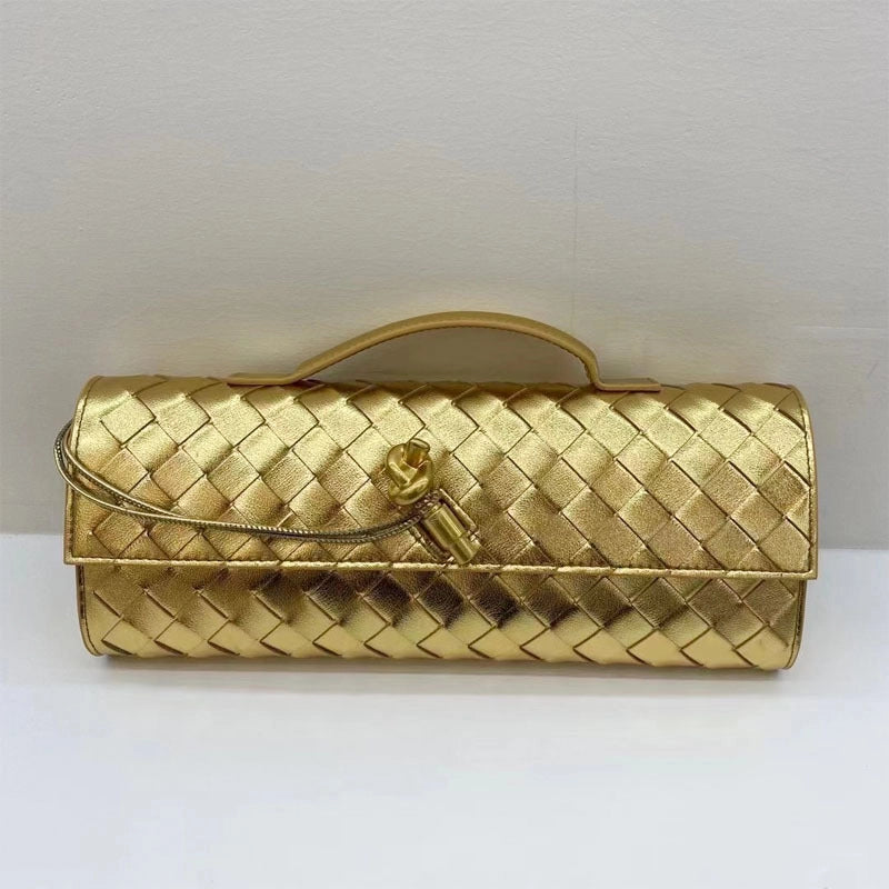 Women's Leather Solid Color Streetwear Square Flip Cover Envelope Bag
