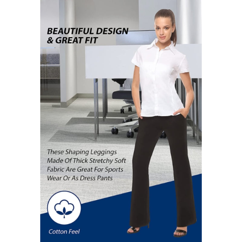Women's Multicolor Pattern Bootcut Leg Ultimate Yoga Pants High Waist Leggings