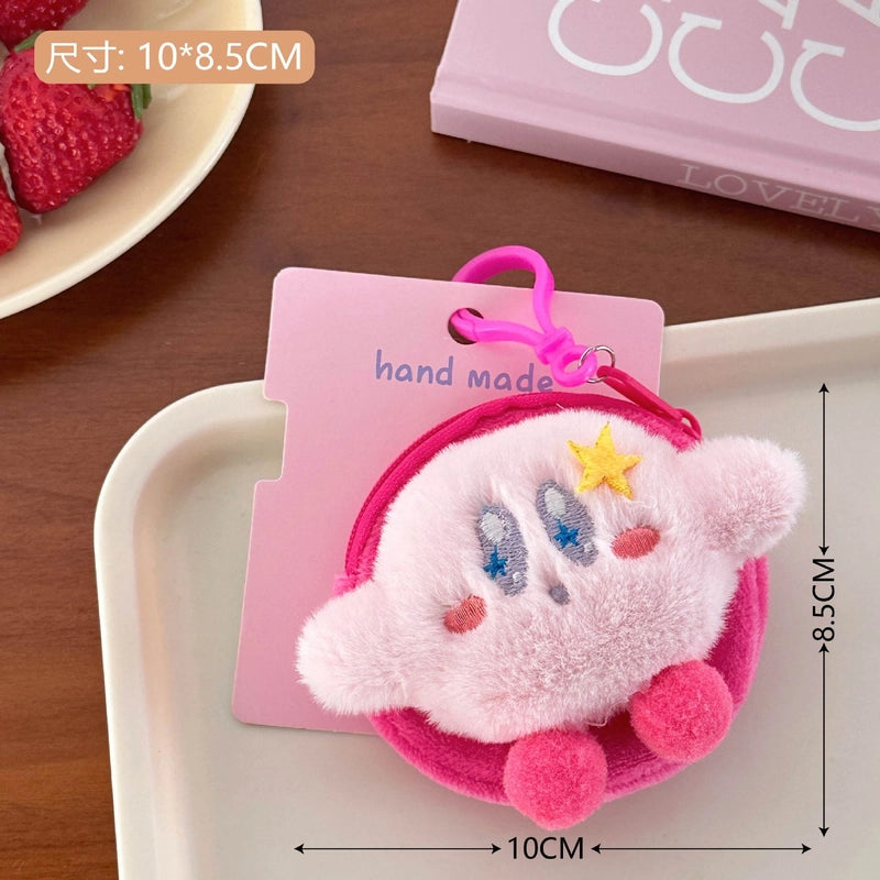 Unisex Animal Capybara Plush Side Zipper Coin Purses