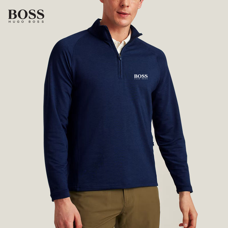 PRE-SALE BOSS 1/4 Quarter Zip Quick Dry Long Sleeve Men-s Golf Sweater