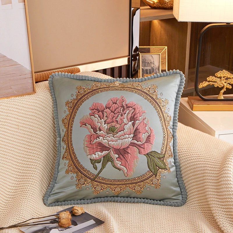 Vacation Flower Polyester Pillow Cases