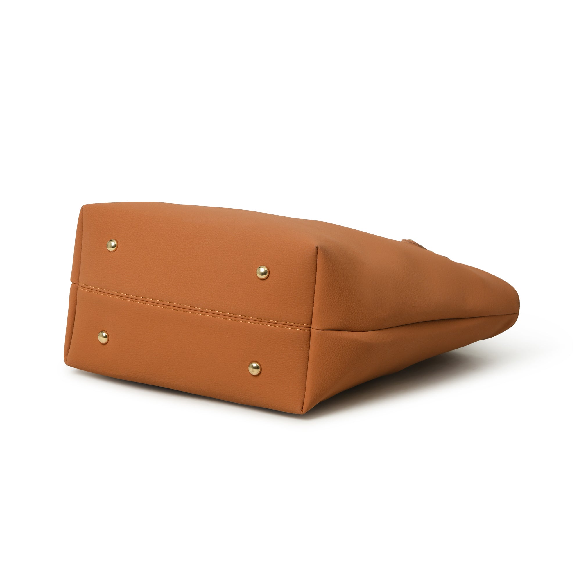 Era Vegan Leather Tote- Tan Brown