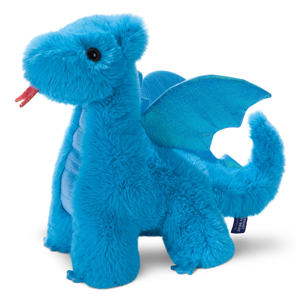 18 In. Oh So Soft Blue Dragon
