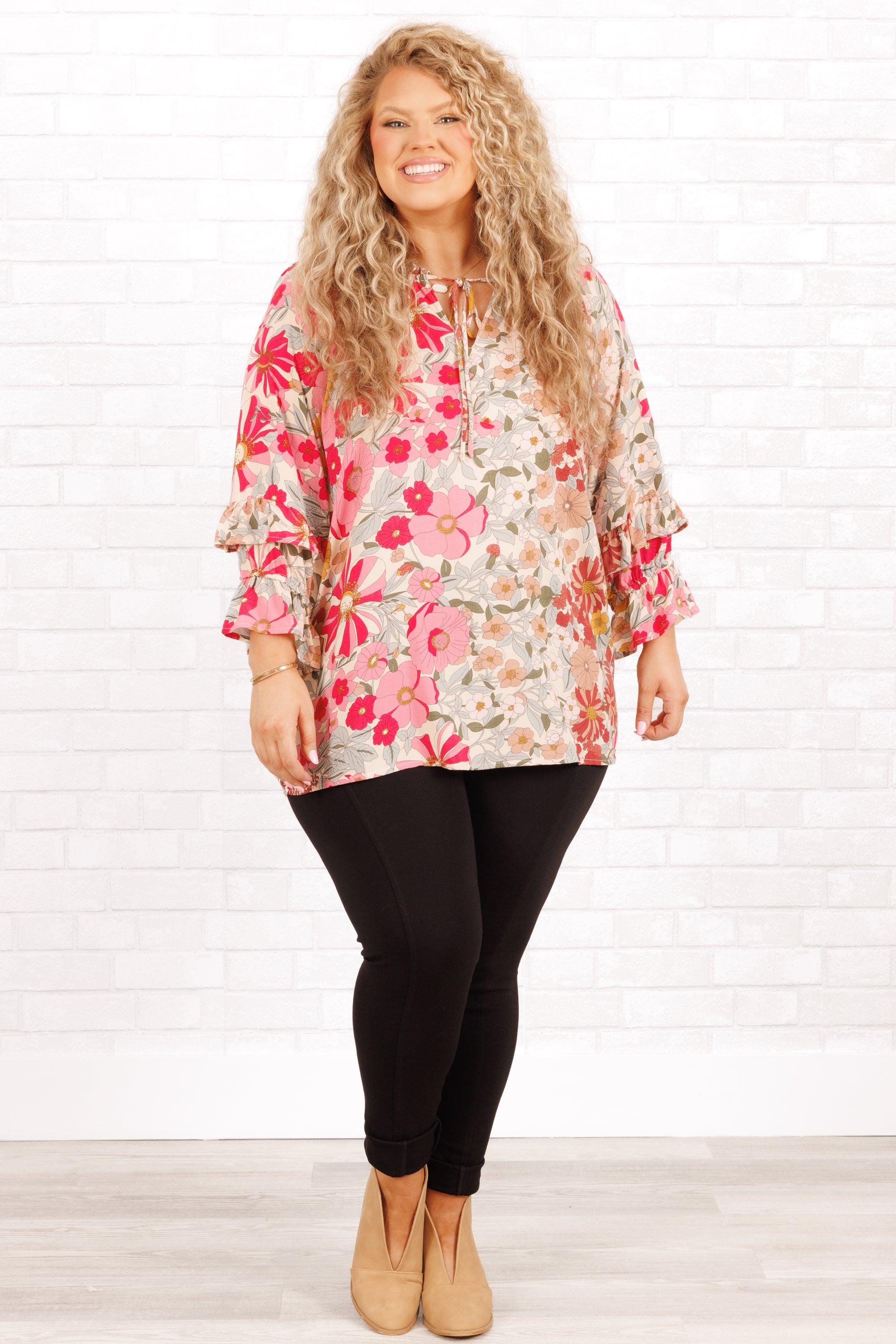 Rose Radiance Blouse. Pink