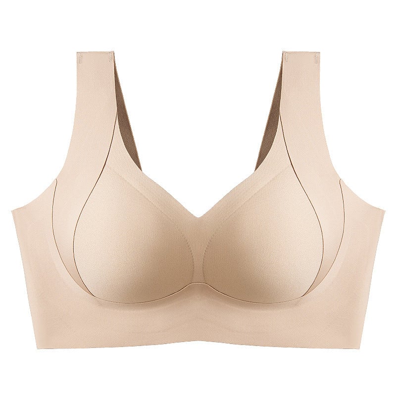 Side Coverage and Anti-Sagging Wire-Free Bra