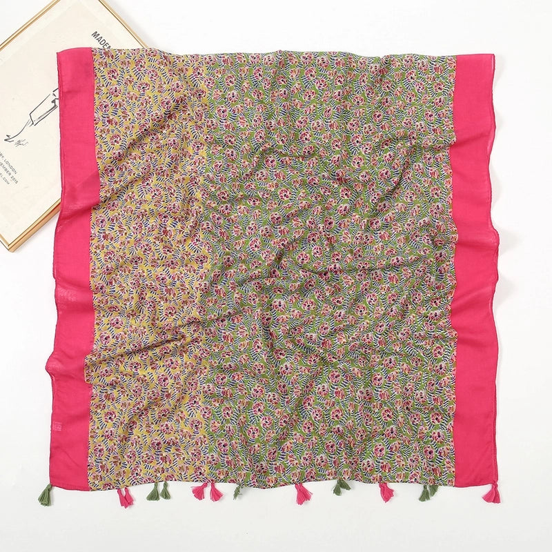 Unisex Vacation Sweet Geometric Polyester Scarf