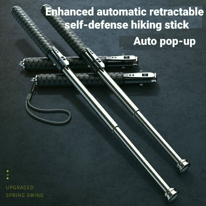 🔥(Last Day Promotion - 50% OFF)Enhanced Automatic Retractable Hiking Stick. BUY 2 FREE VIP SHIPPING