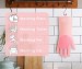 2 Pcs Gloves & 1 Soap Dispenser with 1 Sponge