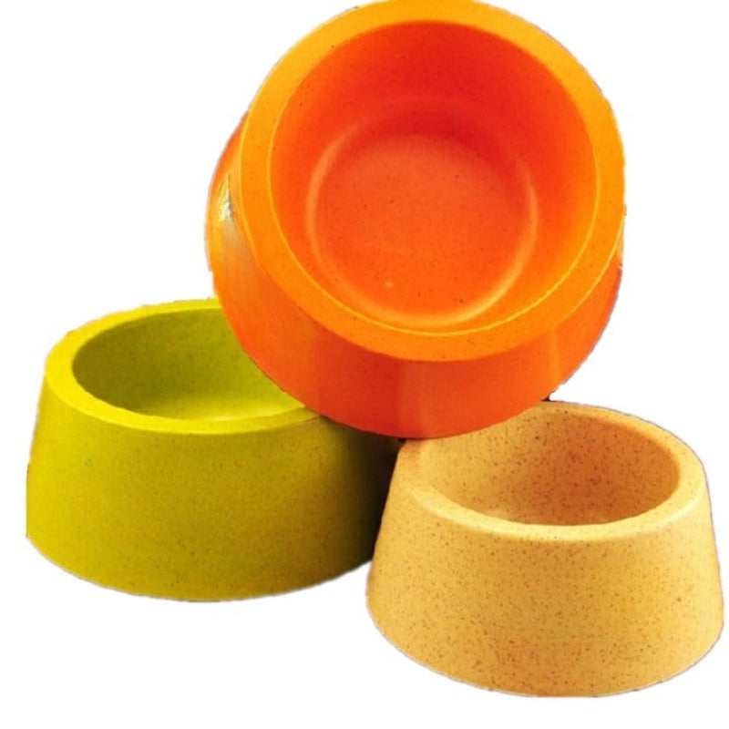Bamboo Fiber Dog Bowl