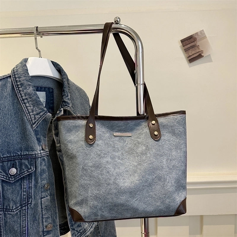 Women's Pu Leather Color Block Cute Zipper Underarm Bag