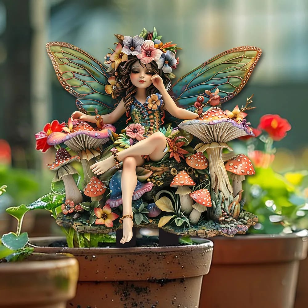 🧝Bohemian Fairy Flower Pot Decoration