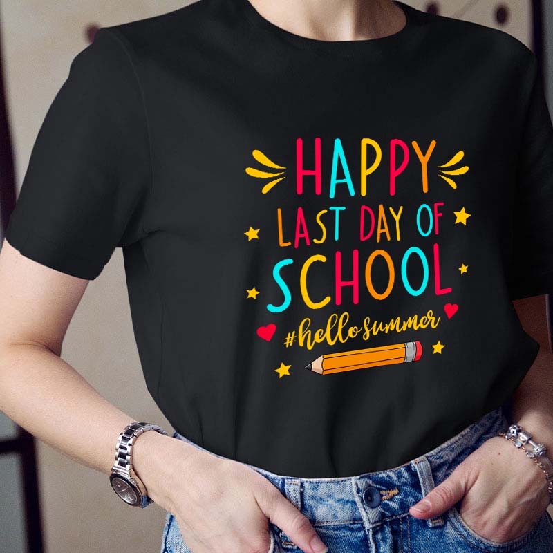 Happy Last Day Of School Star T-Shirt