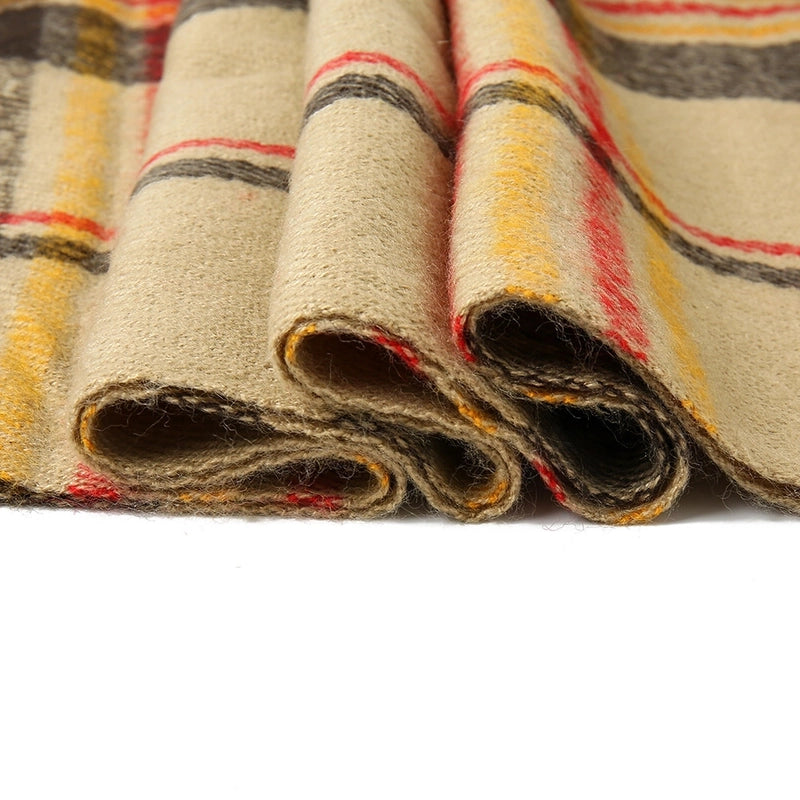 Women's Minimalist Classic Style Color Block Imitation Cashmere Scarf