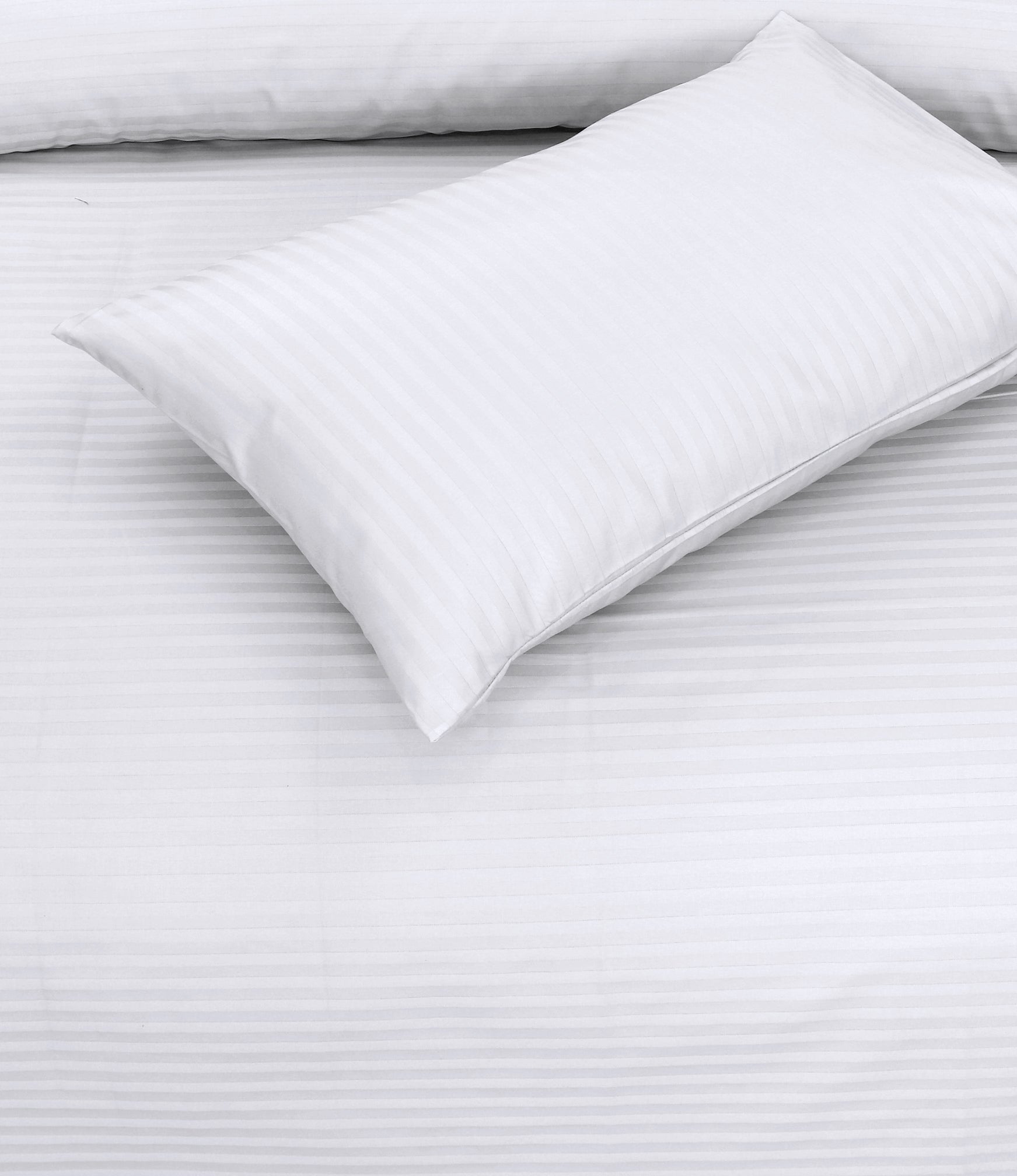 White Stripe-Bed Sheet Set
