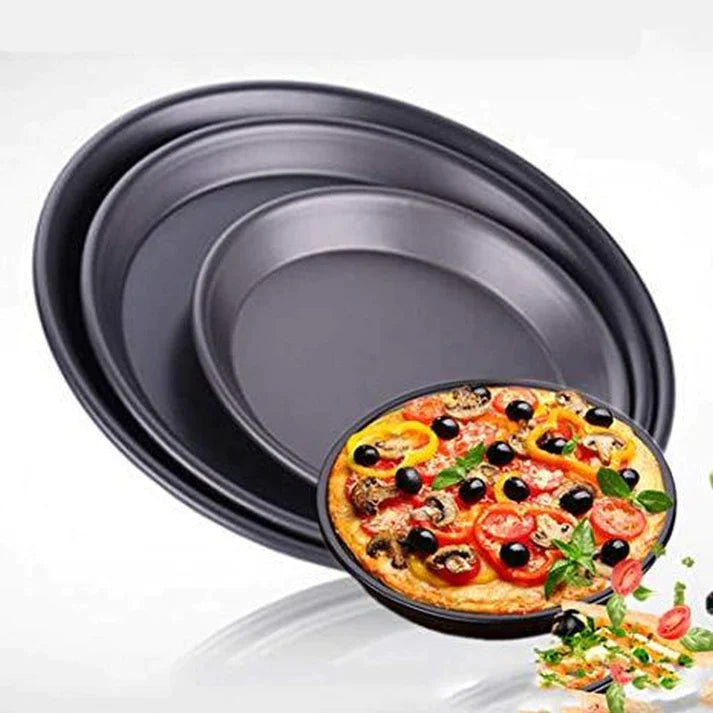 3 Pieces Pizza Pan Non-Stick Pizza Tray