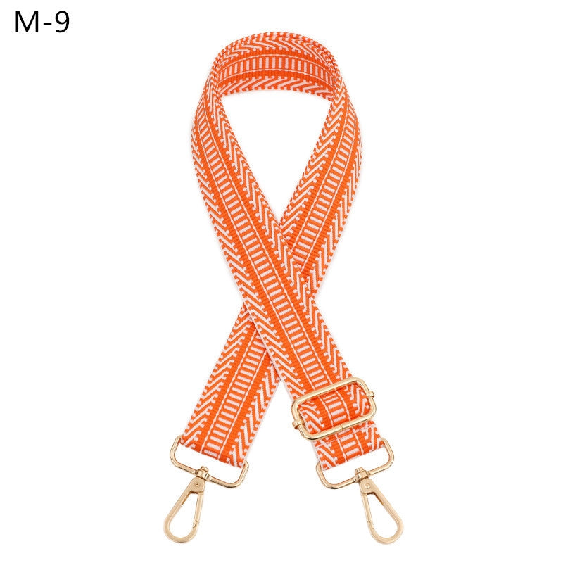 All Seasons Polyester Color Block Bag Strap
