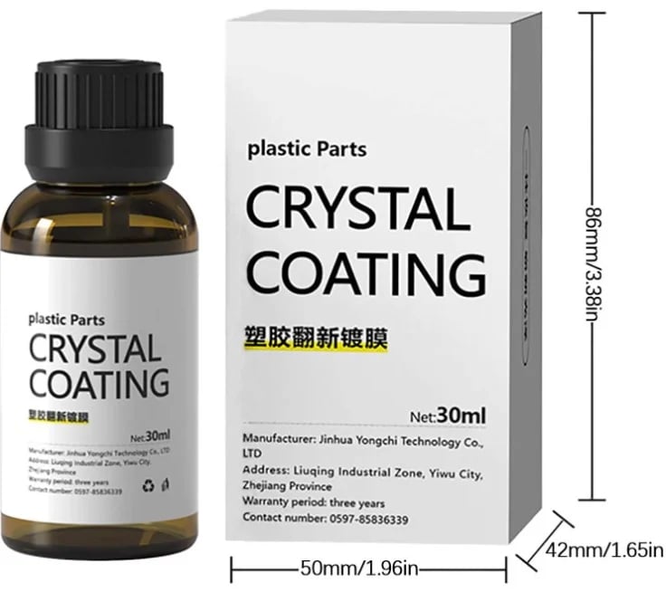 🔥 BUY 1 GET 1 FREE - Plastic Parts Crystal Coating