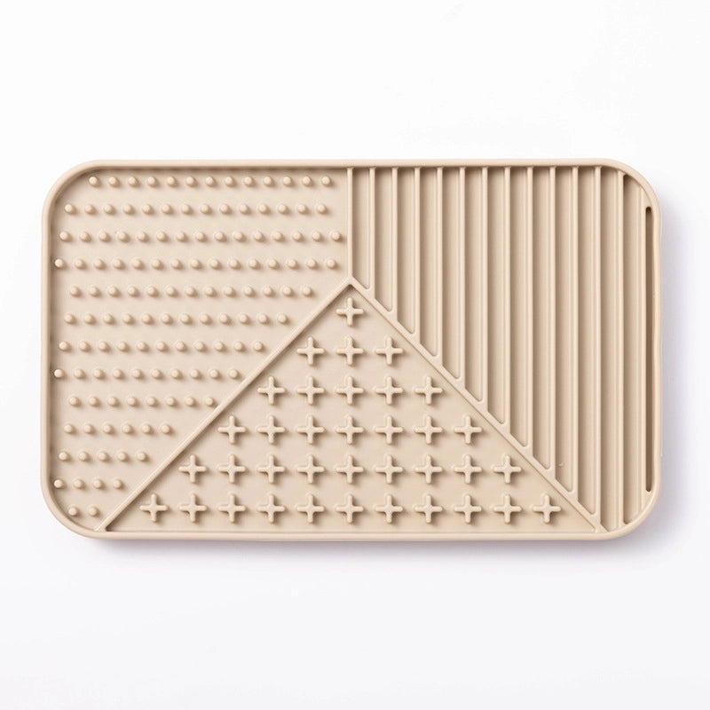 Elegant Minimalist Silica Gel Solid Color Pet Tableware