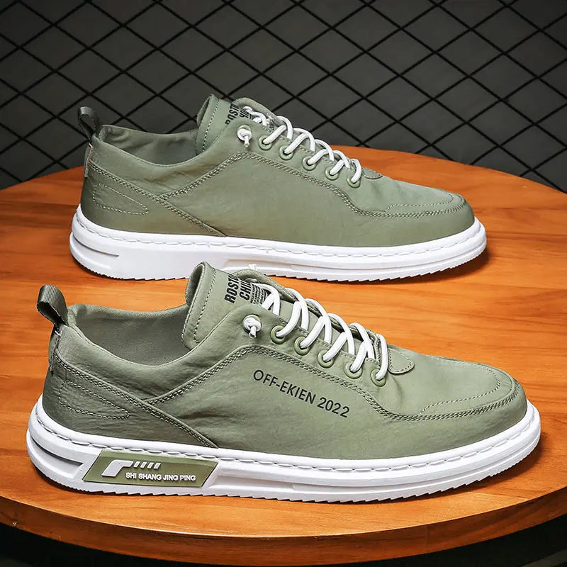 Advbridge Flat Non-slip Wear-resistant Breathable Men's Sneakers Classic Fashion Canvas Casual Shoes Brand Shoes for Men  Vulcanized Shoes