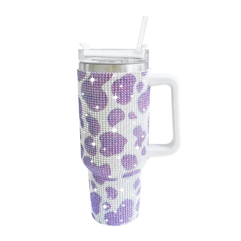 Retro Solid Color Leopard 201 Stainless Steel 304 Stainless Steel Water Bottles 1 Piece
