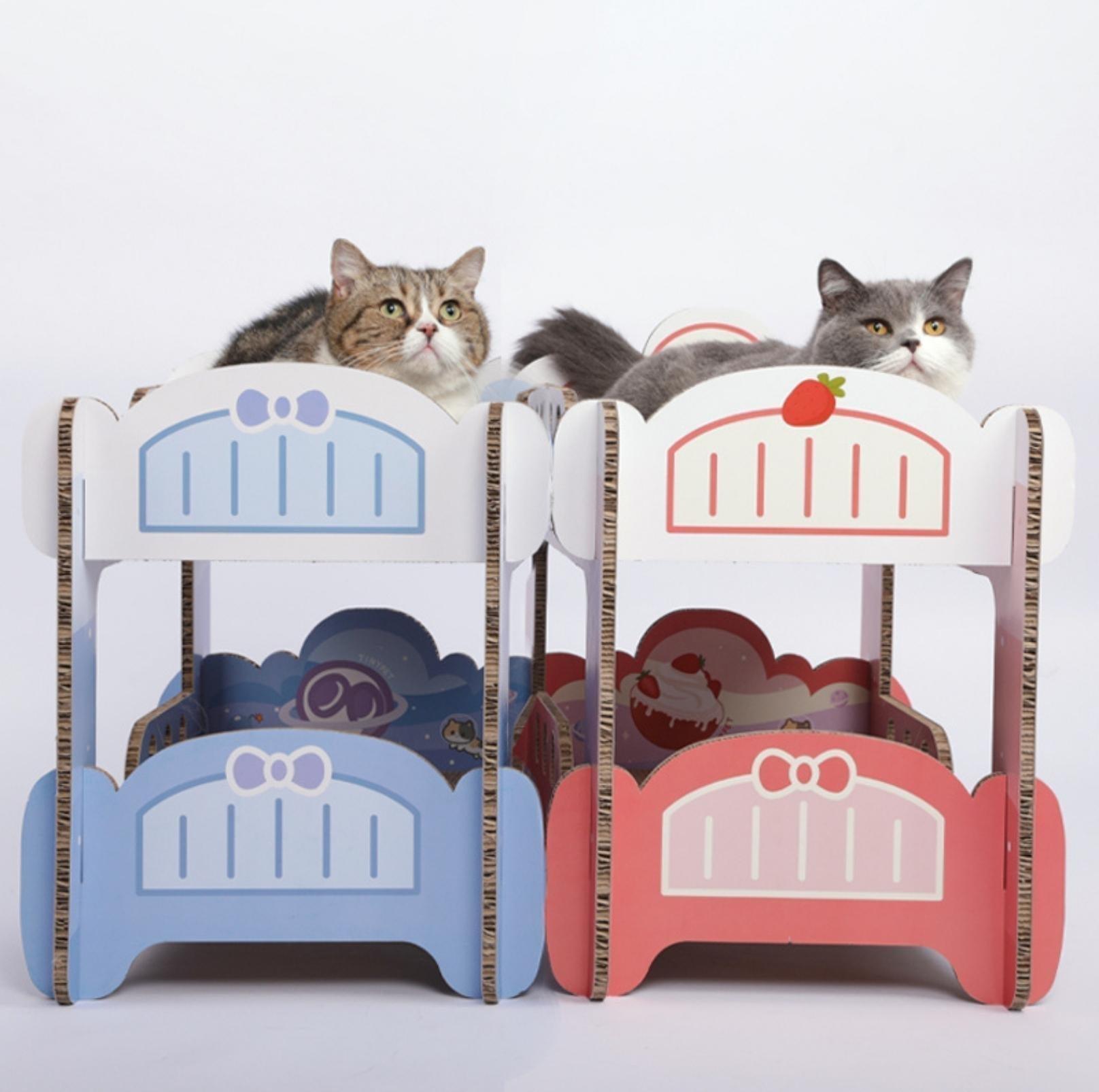 Tinypet Bunk Bed Scratching Board Cat Scratcher