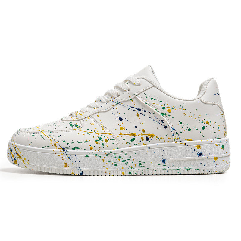 Men's Fashion Casual Platform White Shoes
