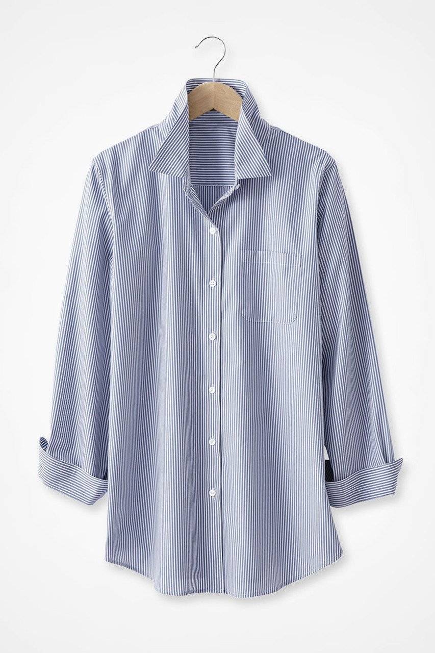 Striped Anytime No-Iron Tunic