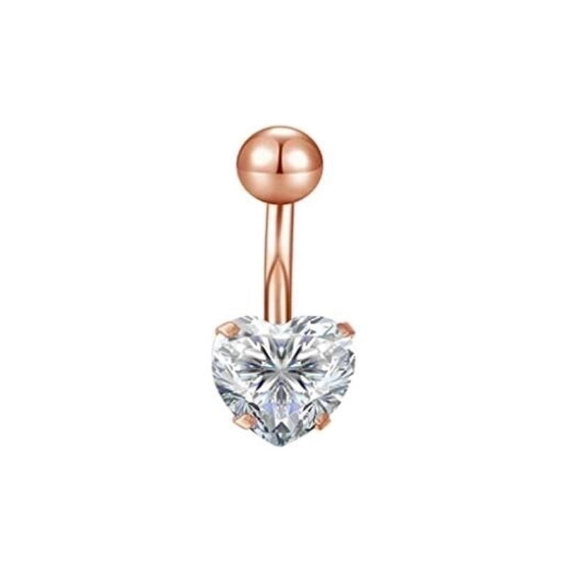 Minimalist Geometric Stainless Steel Plating Belly Ring 1 Piece