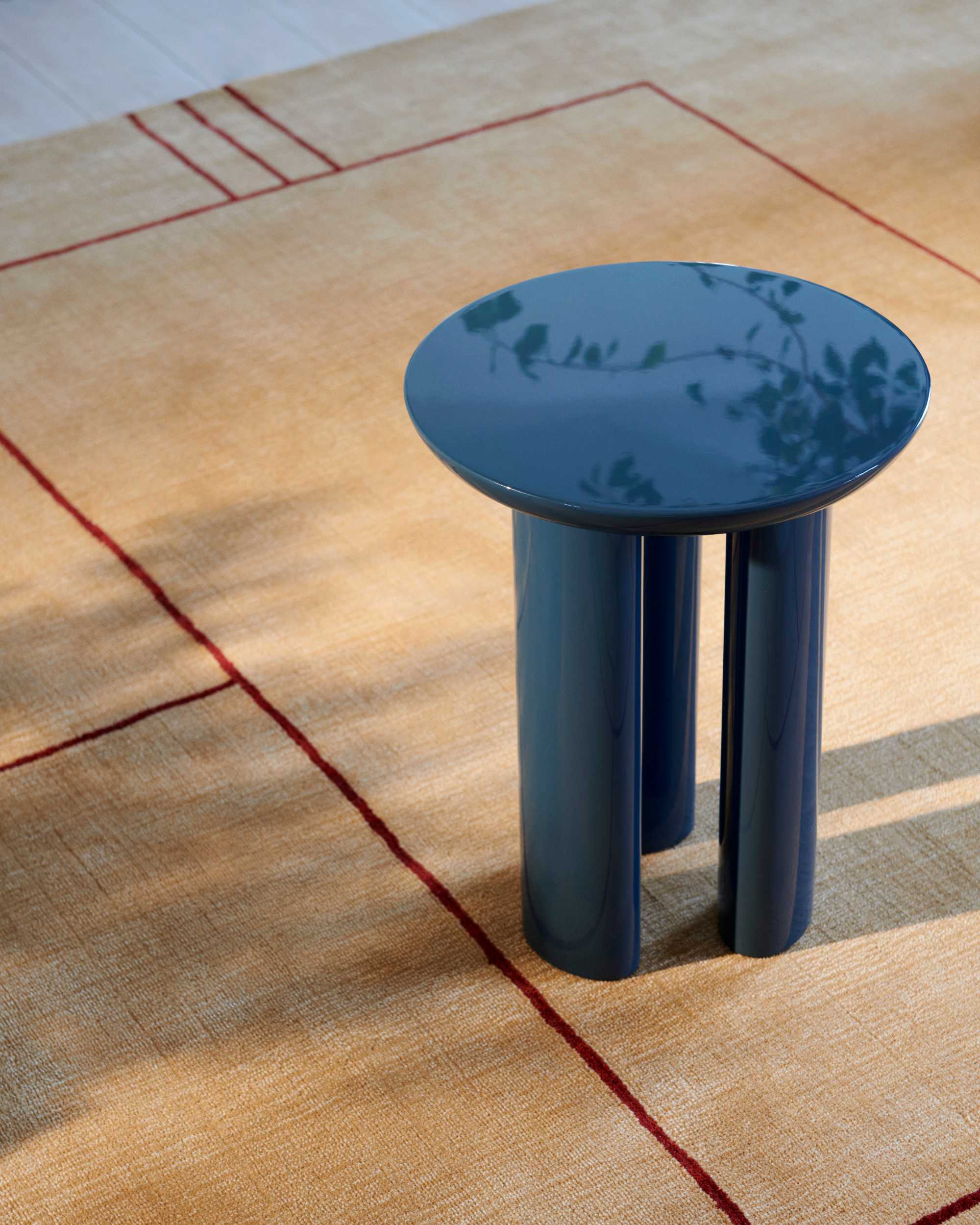 Tung side table JA3. Steel Blue