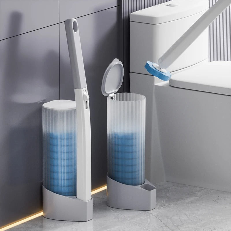 Wall-Mounted Disposable Toilet Brush