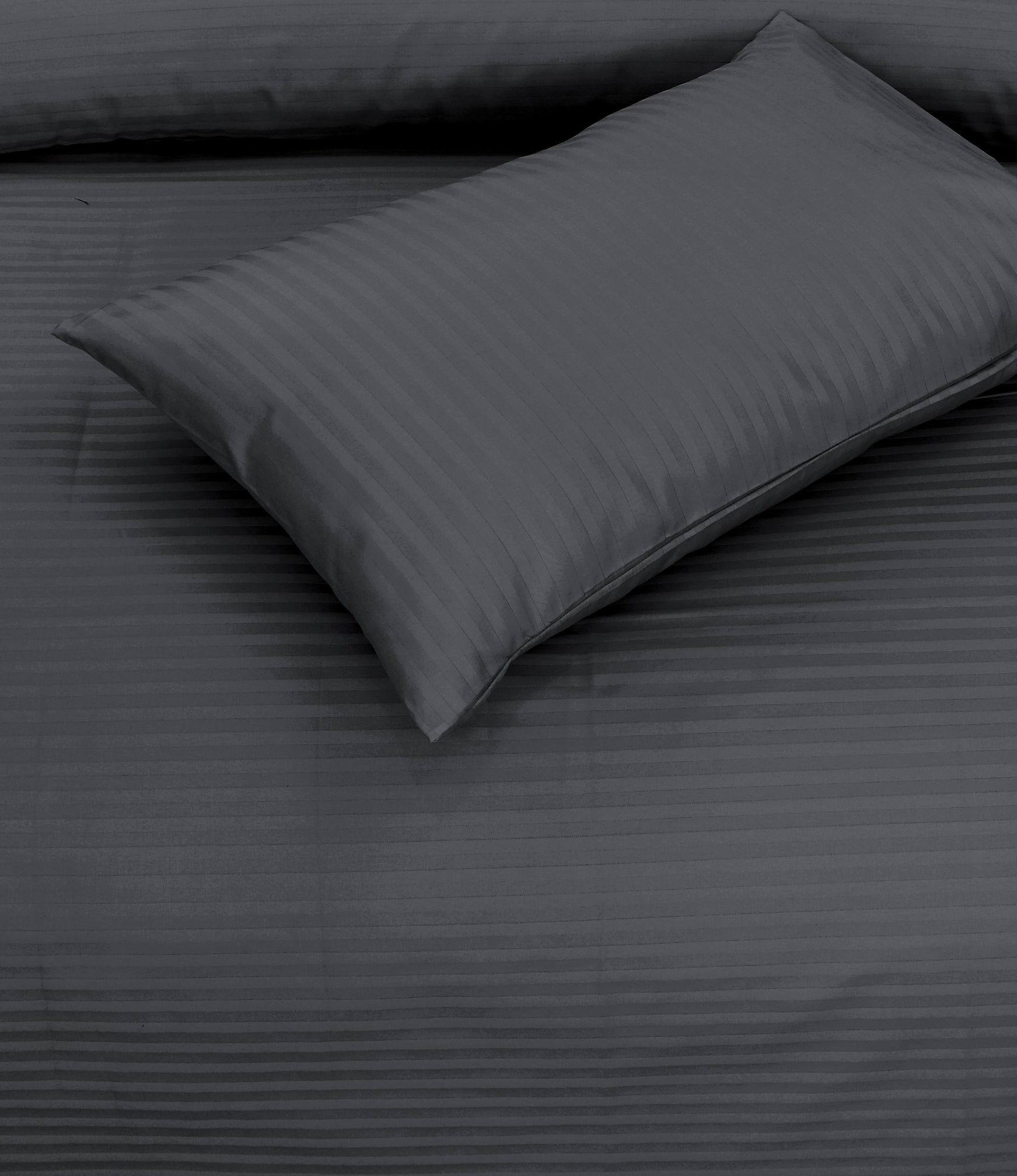 Grey Stripe-Bed Sheet Set