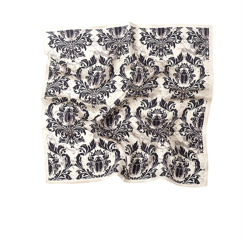 Women's Sweet Printing Silk Silk Scarves