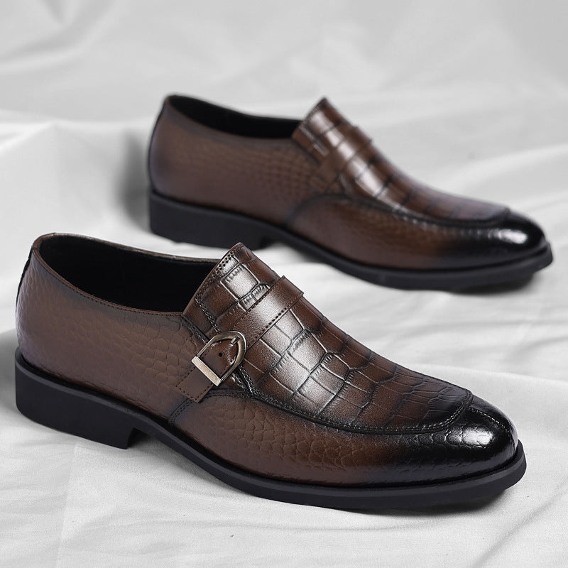 Men's Leather Fashion Trend Casual Shoes
