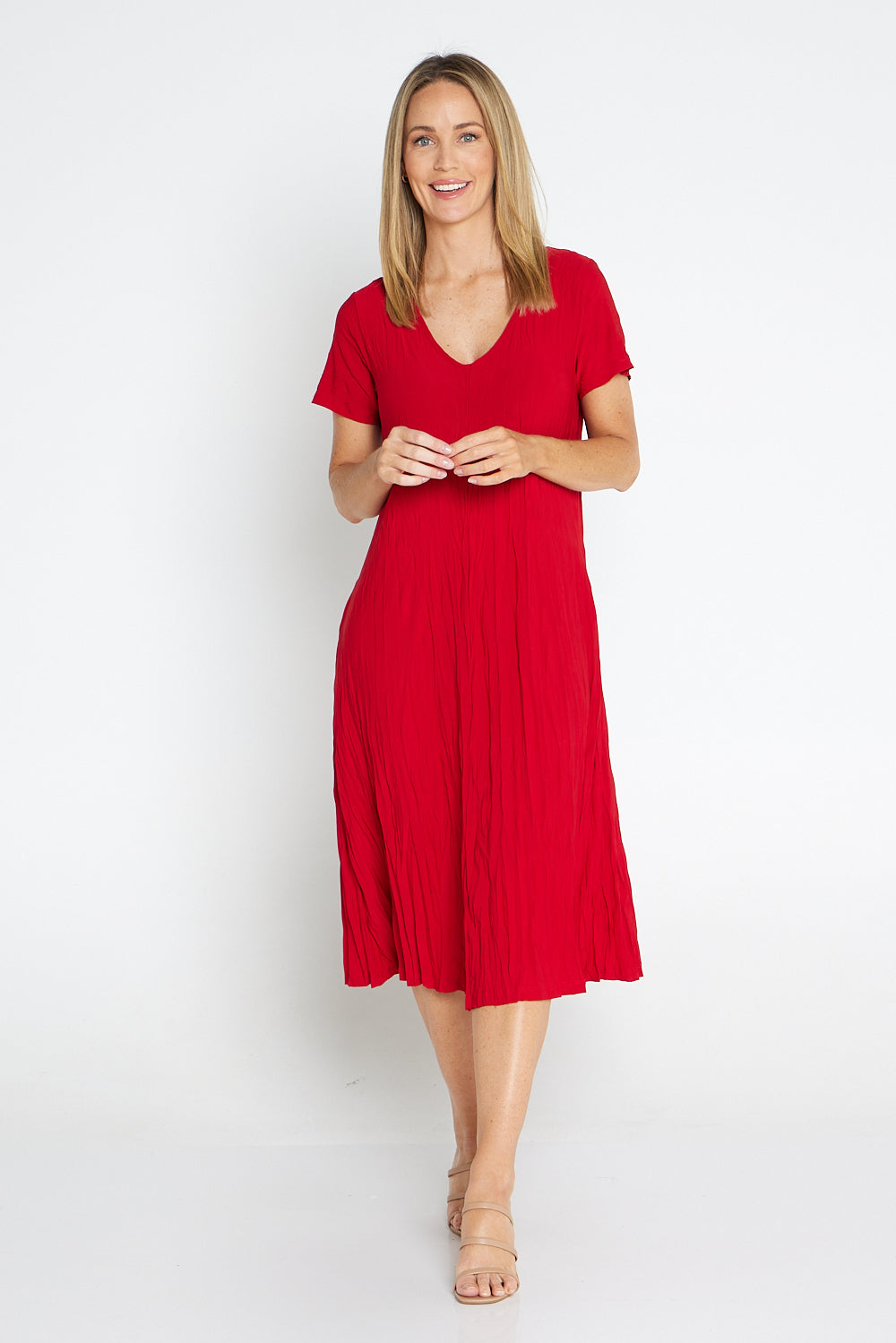 Stella Dress - Red