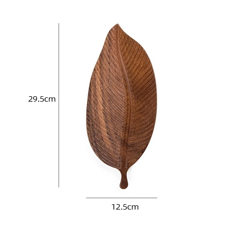 Pastoral Plant Wood Plate 1 Piece