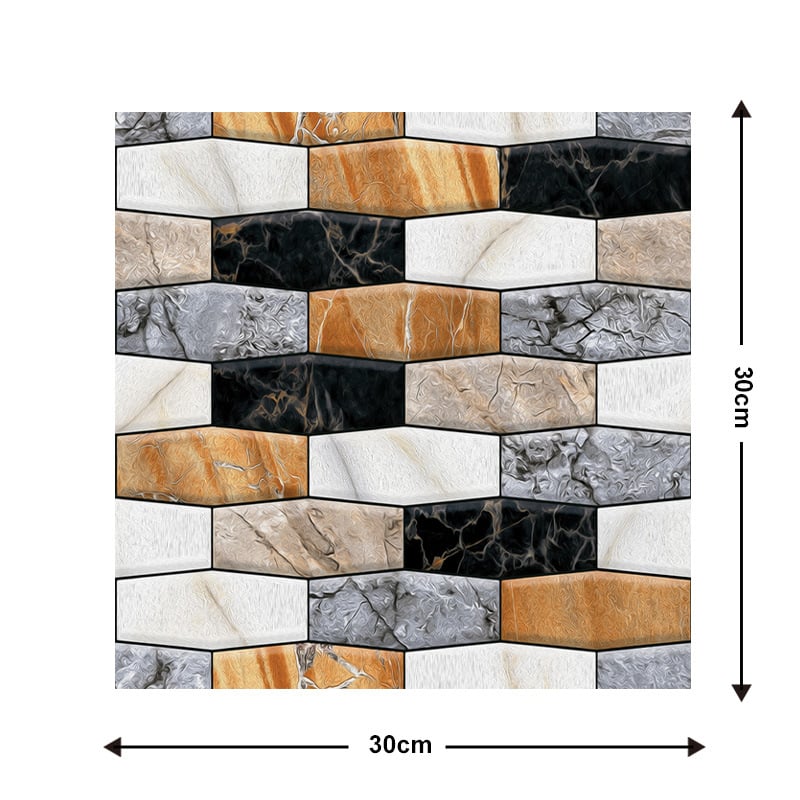 🎉2023 New Year Sale - 30% Off - 10Pcs 3D Peel and Stick Wall Tiles(12x12 inches)