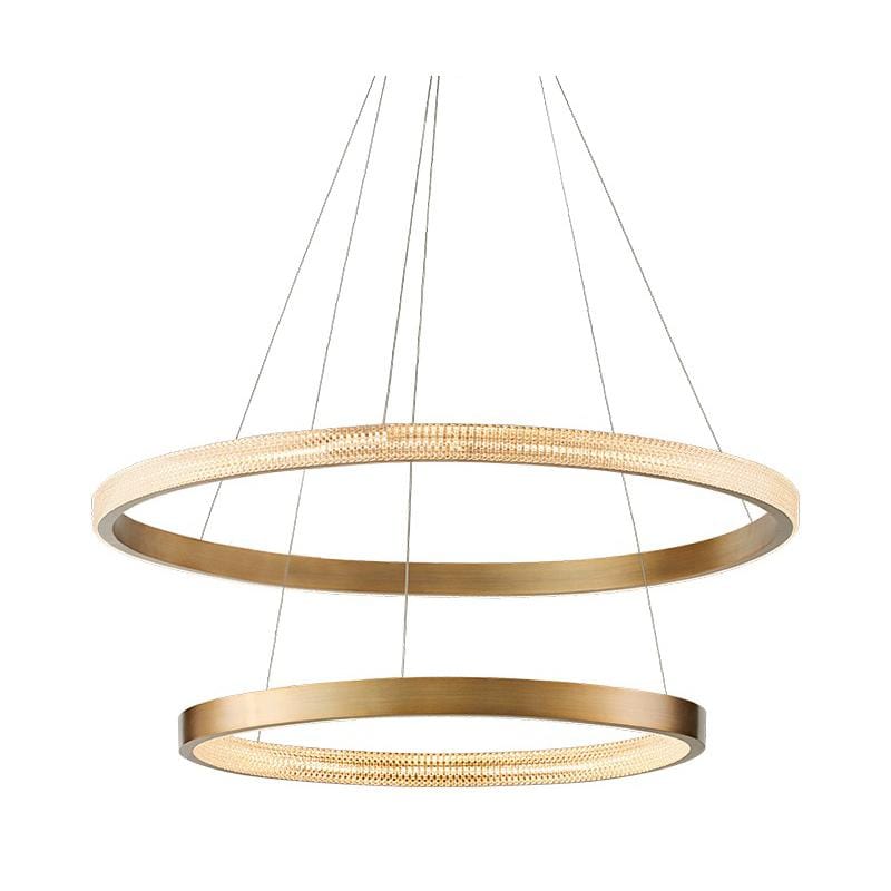 Hera Deux | Modern LED Chandelier with Crystal Details
