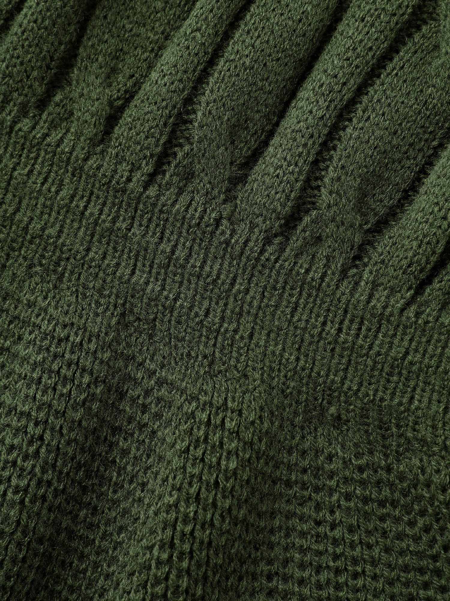 Texture Cable Knit Button Detail Pullover